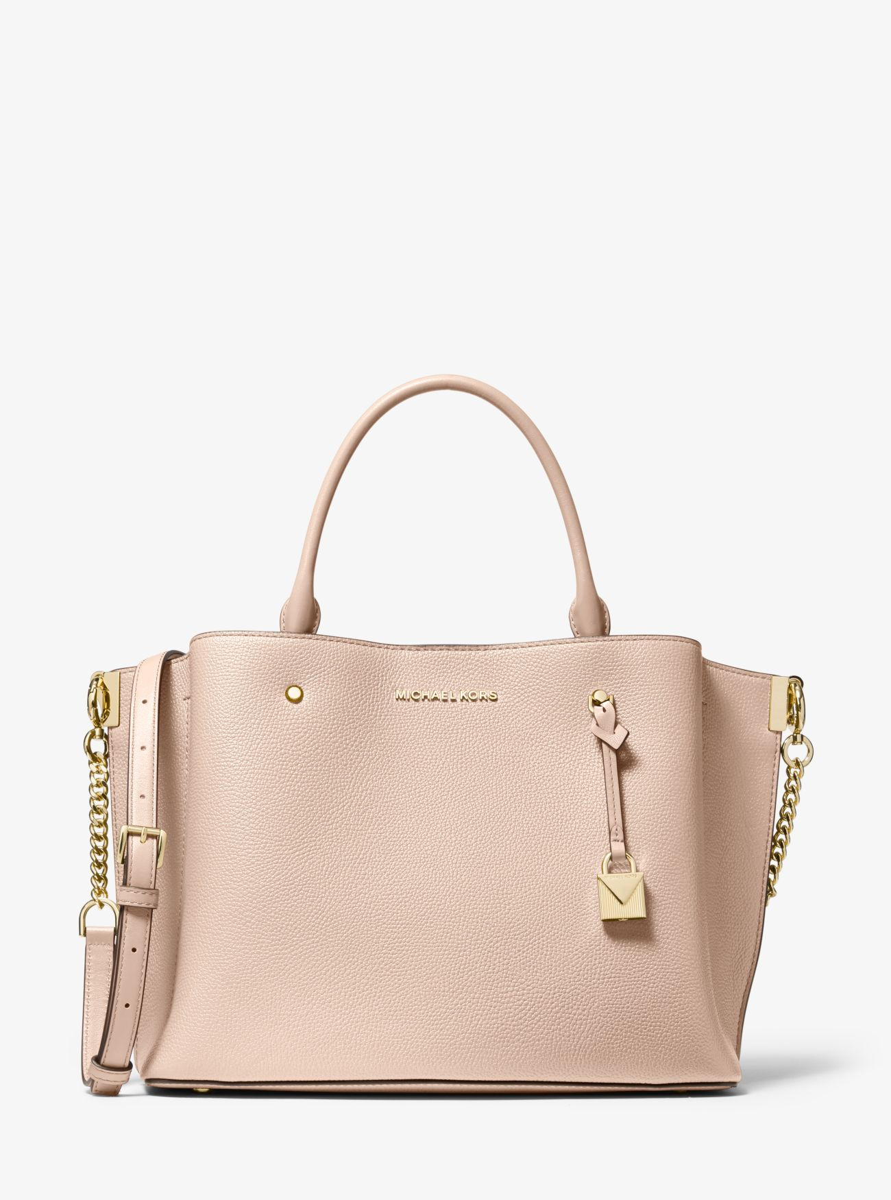 Arielle Large Pebbled Leather Satchel | Michael Kors (UK)