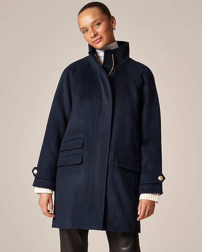 Toscana coat in drapey wool blend | J. Crew US