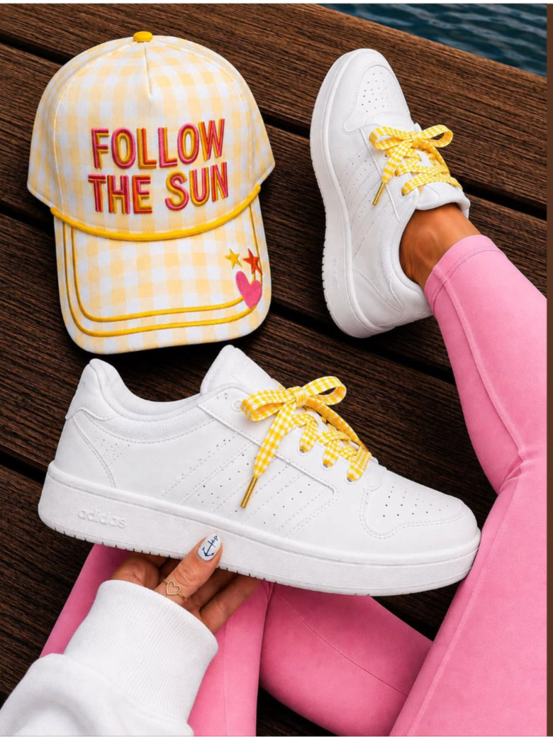 🚨🏃‍♀️ STOP SCROLLING! 🏃‍♀️🚨 40% off TODAY

You can NEVER have too many white sneakers! 🤍✨
 These are what I call a true capsule shoe—the kind you’ll wear year after year, season after season, and they’ll NEVER go out of style. 🙌

I gave mine a little dopamine makeover with the cutest yellow shoelaces 🌼☀️ and paired them with my “Follow the Sun” hat and I am OBSESSED! 😍💛

The best part? They’re currently 40% OFF and under $40! 🤯🔥

Trust me, these are the sneakers you’ll reach for all summer long. ☀️👟

⬇️ COMMENT CAPSULE ⬇️

and I’ll send you the link before this deal disappears! 🚨💨

#LTKootd #LTKmomlife #LTKSaleAlert