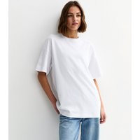 Women's Premium White Oversized Heavyweight Cotton T-Shirt New Look | New Look (UK)