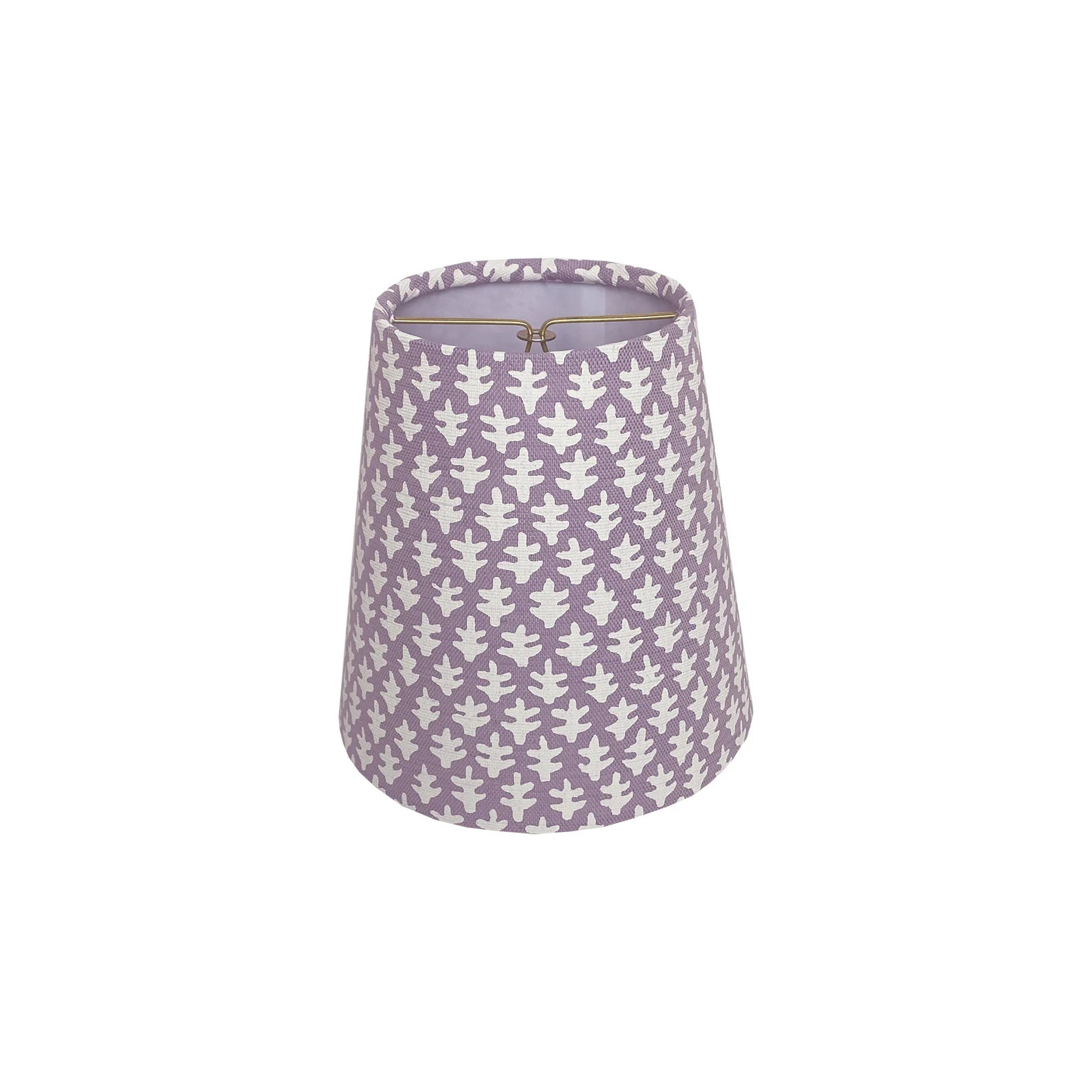 Lavender & Soft White Block Print Sconce / Chandelier Shade - Multiple Sizes | Etsy (Global)