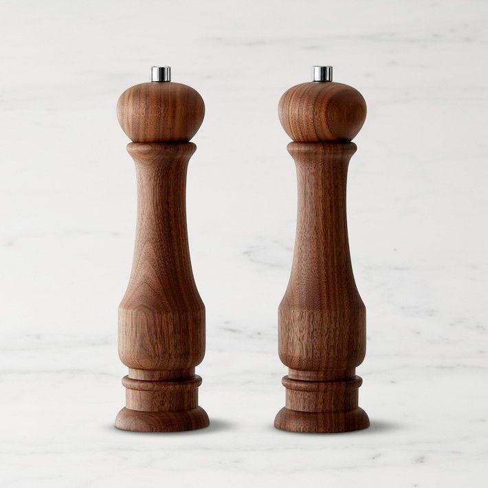 Williams Sonoma Walnut Traditional Salt & Pepper Mills | Williams-Sonoma