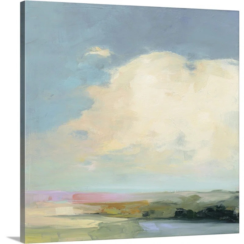 Sand & Stable™ Colorful Horizon II by Julia Purinton - Painting Print on Canvas & Reviews | Way... | Wayfair North America