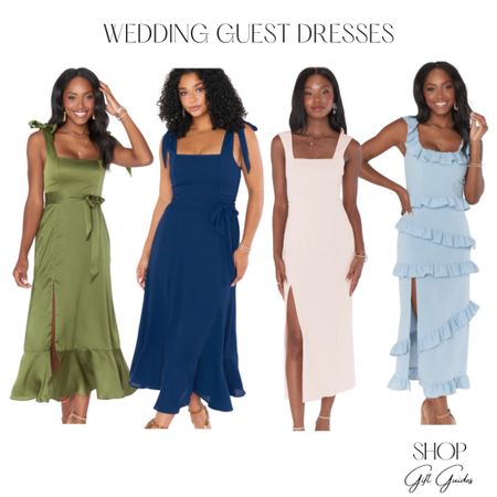 Spring wedding guest dresses! Midi length dresses for special occasions, weddings, events 

#LTKbump #LTKcurves #LTKwedding