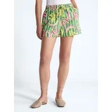 Free Assembly Women's and Women's Plus Linen Blend Print Shorts, 7" Inseam, Sizes XS-4X | Walmart (US)