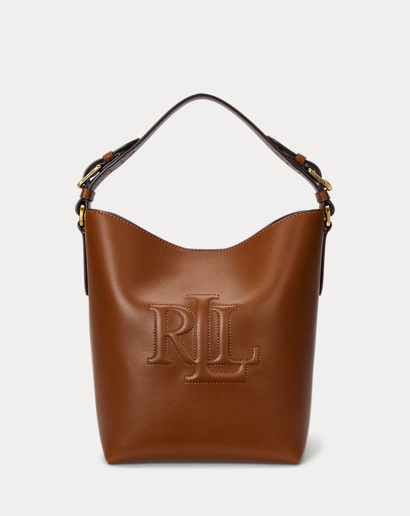 Leather Medium Witley Bucket Bag | Ralph Lauren (UK)