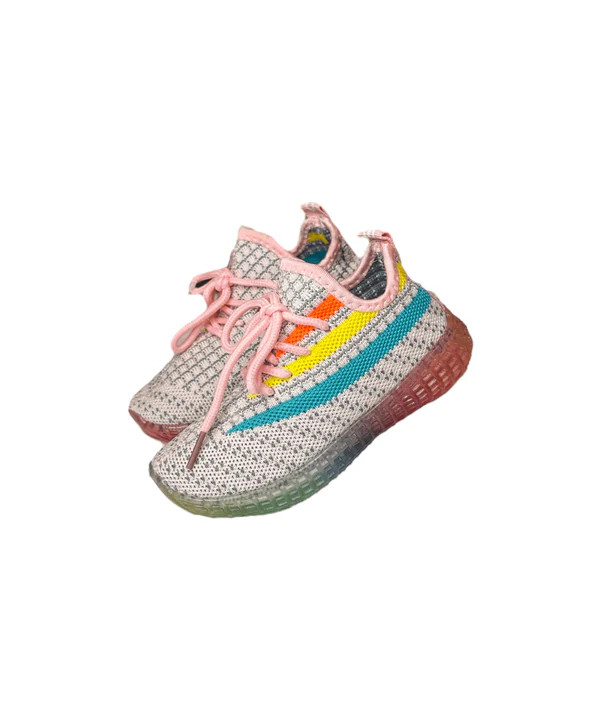 Peachy Rainbow Trainer | Lola + The Boys