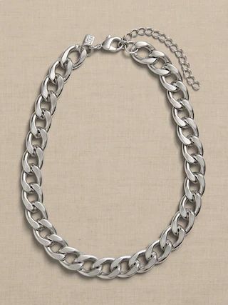 Thick Curb Chain Necklace | Banana Republic Factory