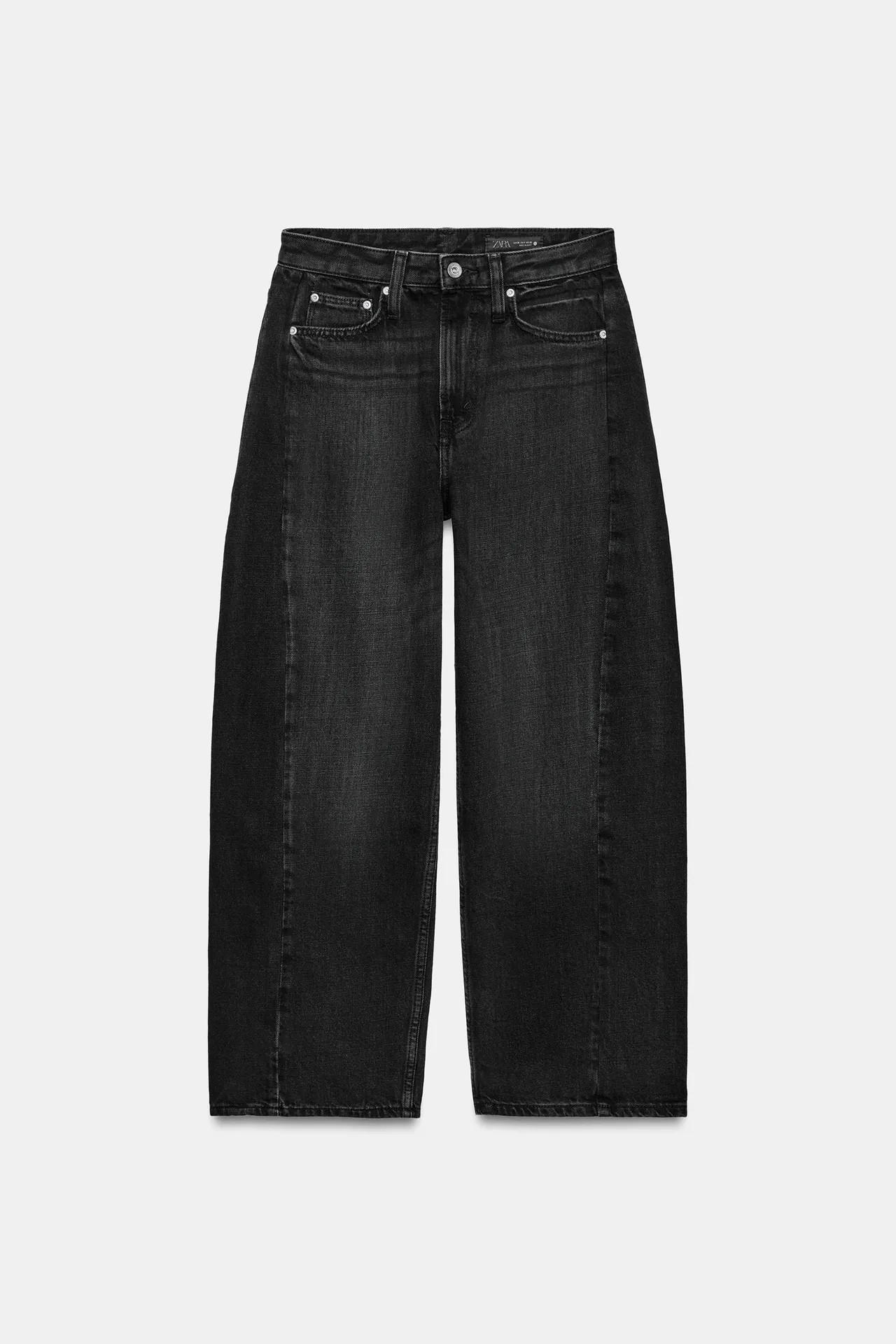 ZW COLLECTION ANKLE RELAXED MID-WAIST JEANS | Zara UK