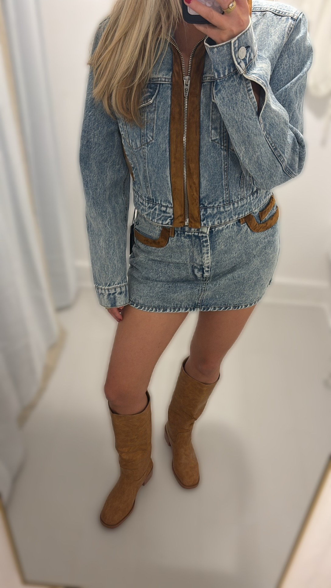 love this denim look with the boots!

#LTKShoeCrush #LTKStyleTip #LTKSeasonal