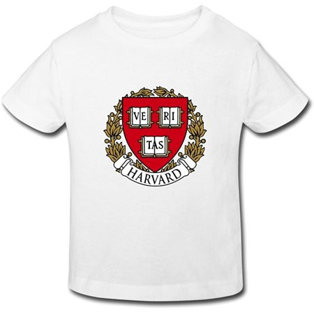 RenHe Toddler Cute Harvard University T-shirts Size 5-6 Toddler White | Walmart (US)
