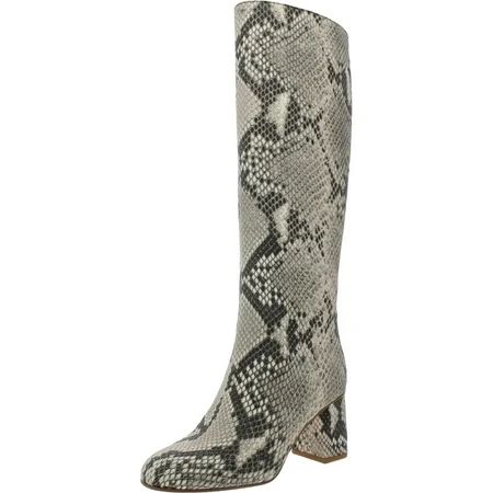 Red Valentino Womens Leather Snake Print Knee-High Boots | Walmart (US)