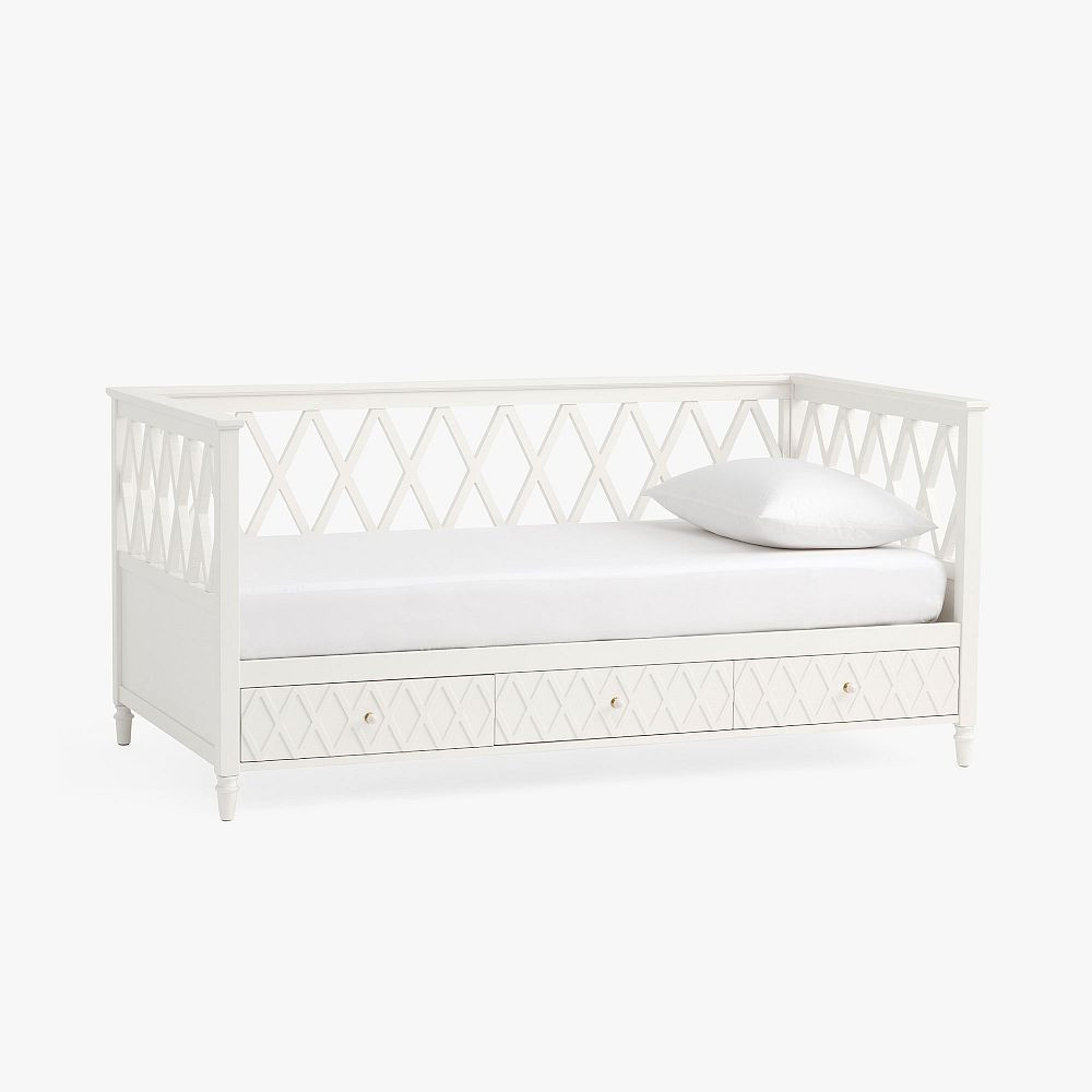 AERIN Lattice Storage Daybed | Pottery Barn Teen