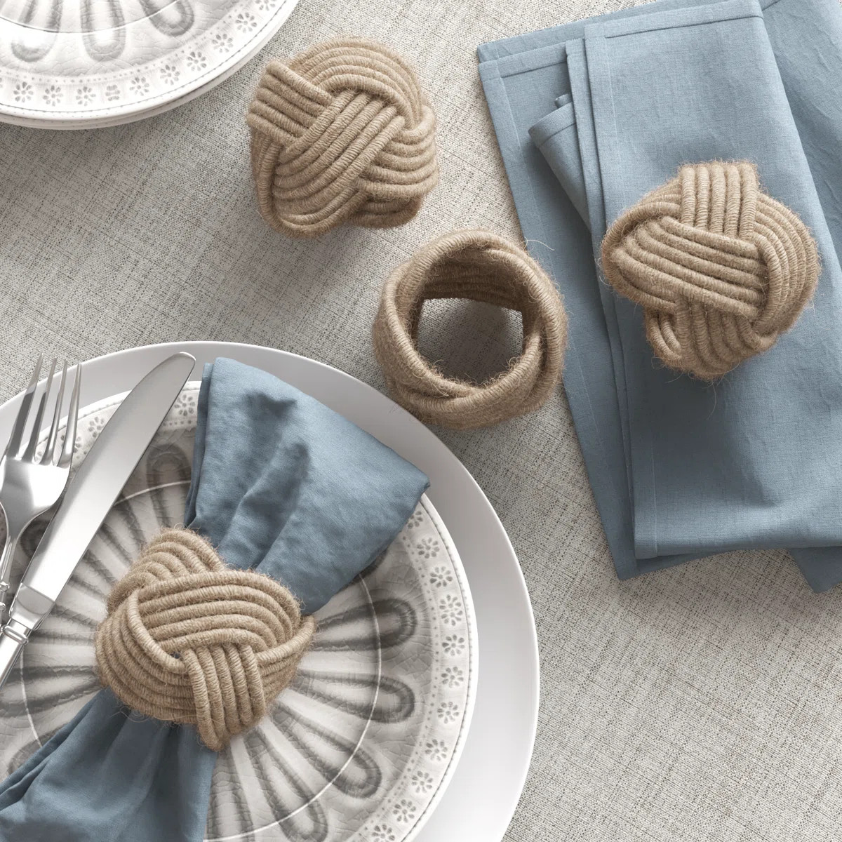 Harrietta Jute Napkin Ring (Set of 4) | Wayfair North America