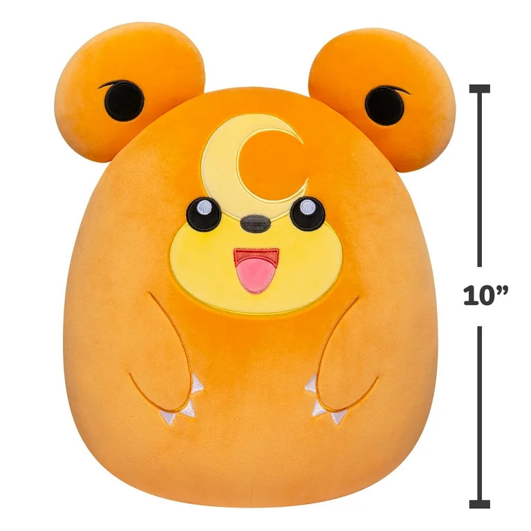Squishmallows Pokemon 10 inch Teddiursa - Child's Ultra Soft Stuffed Plush Toy | Walmart (US)
