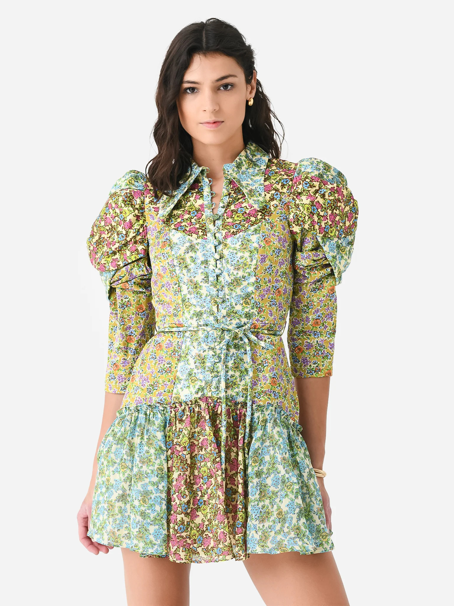 ALEMAIS
                      
                     Women's Mirabella Spliced Mini Dress | Saint Bernard