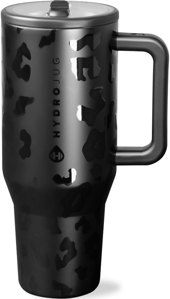 HydroJug Traveler - 40 oz Water Bottle with Handle & Flip Straw - Fits in Cup Holder, Leak Resist... | Amazon (US)