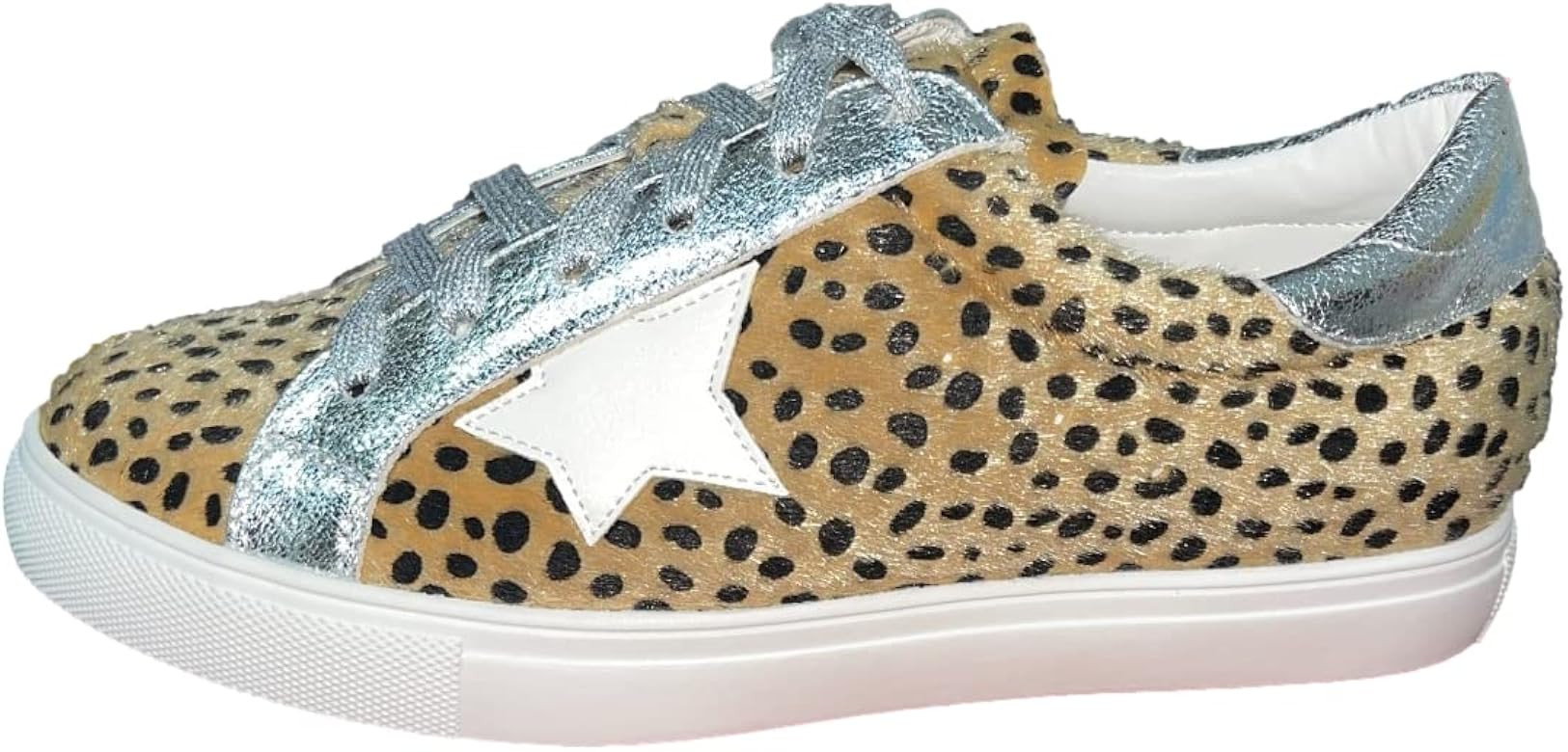 Bellmora Multi-Fabric Lace-Up Fashion Sneaker | Amazon (US)