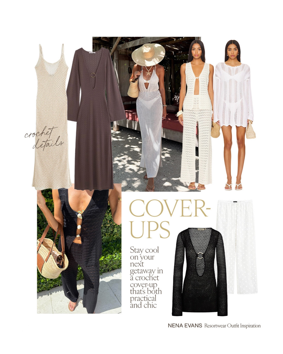 Resortwear lookbook: Coverups 🖤

Beach outfit 
Pool outfit
Vacation outfit  
Swim
Bikini

#LTKTravel #LTKSeasonal