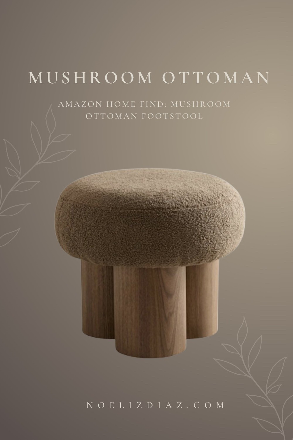 Gorgeous mushroom ottoman in various neutral color available! #ottoman #interiors #interiors #decor  #neutralhome #amazonhome

#LTKHome #LTKMens #LTKBaby