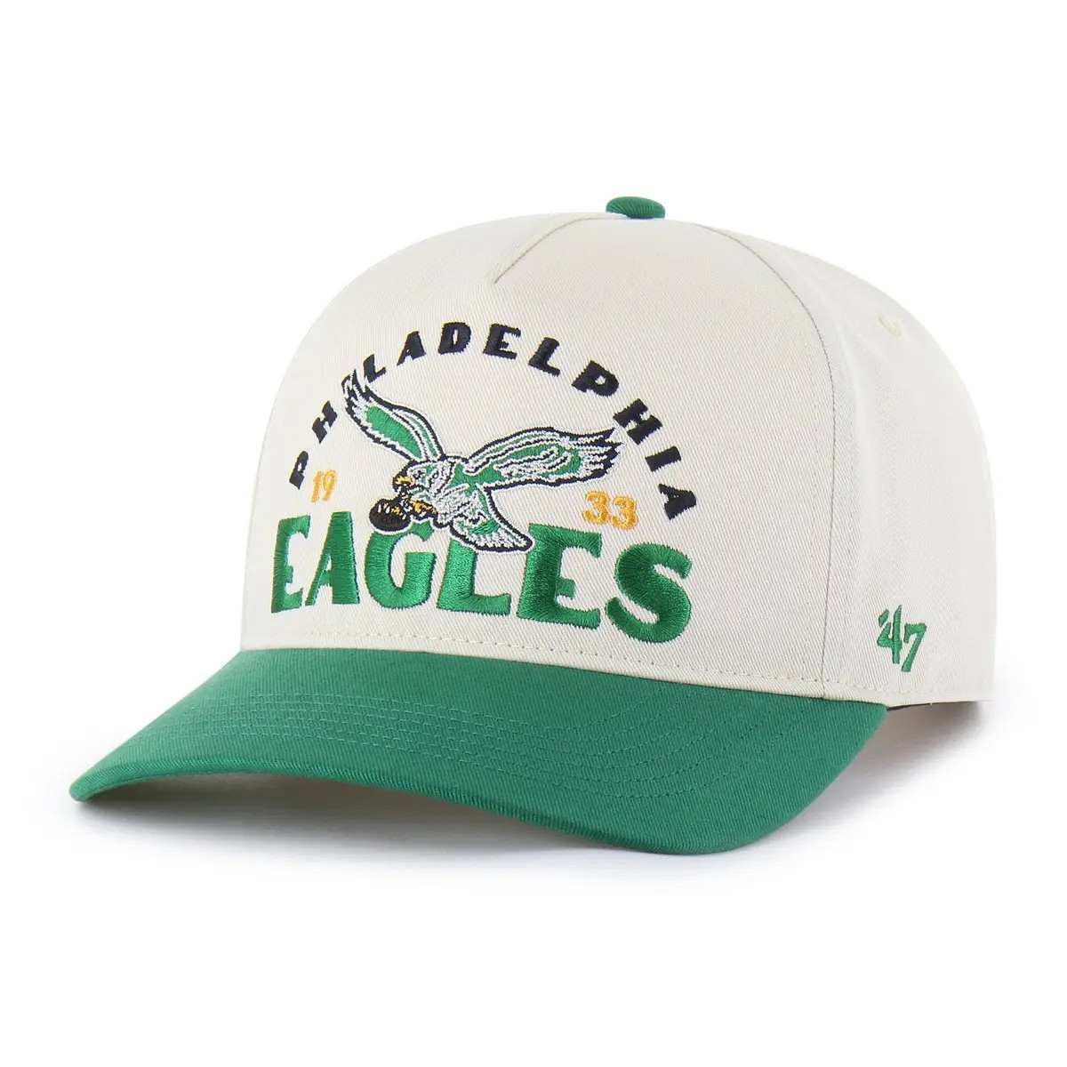 '47 Men's '47 Natural Philadelphia Eagles Throwback Arcitext Hitch Adjustable Hat (Men) | Nordstr... | Nordstrom