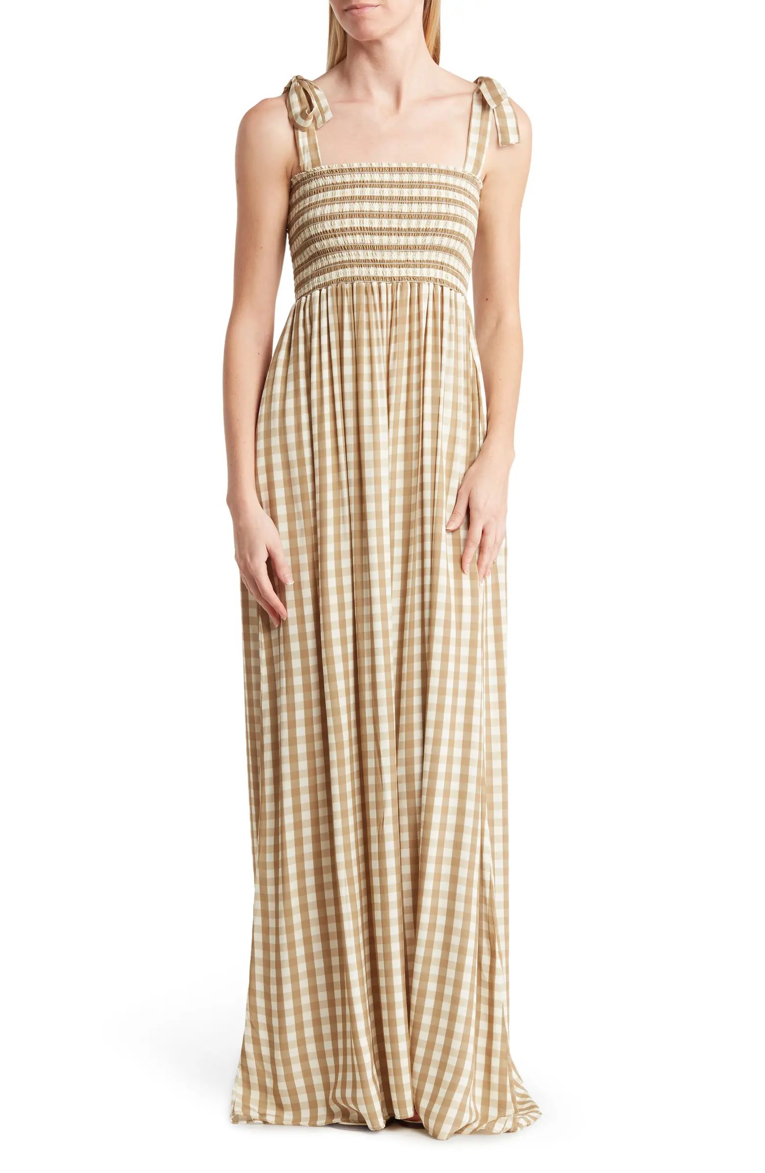 Maaji Vichy Julieta Gingham Cover-Up Maxi Dress | Nordstromrack | Nordstrom Rack