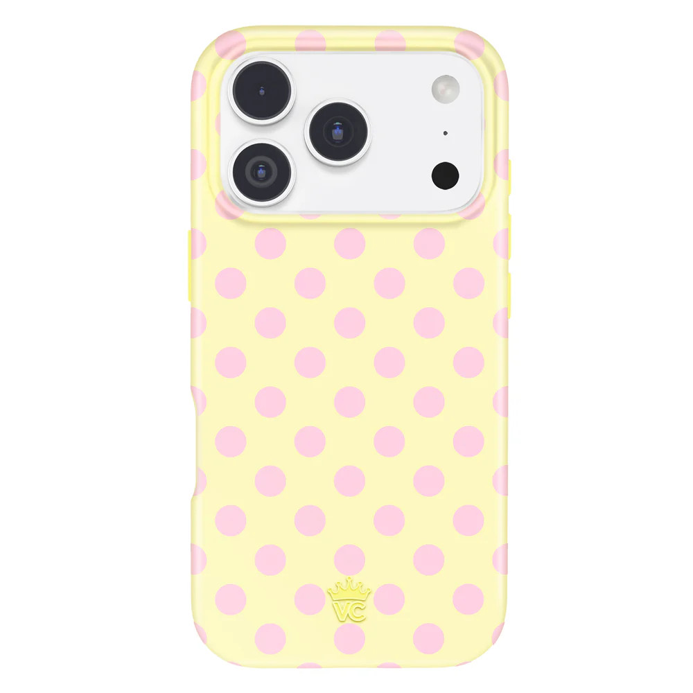 Buttercream Polka Dot iPhone Case | Velvet Caviar