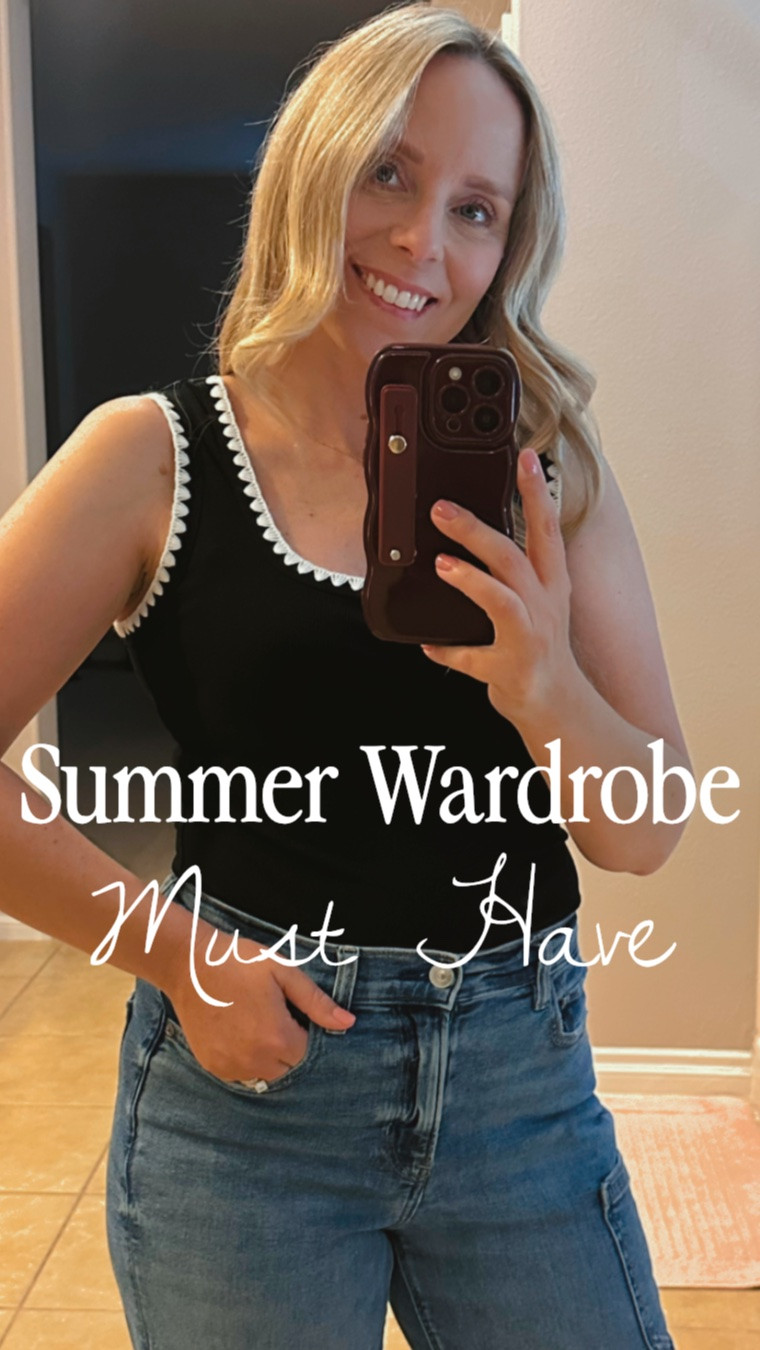 Currently loving this new color block tank top from Amazon, so stretchy and lightweight. This will be a Summer wardrobe staple ☀️

#LTKSeasonal