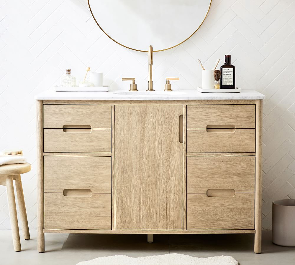 Manzanita 48" Single Wide Sink Vanity | Pottery Barn (US)