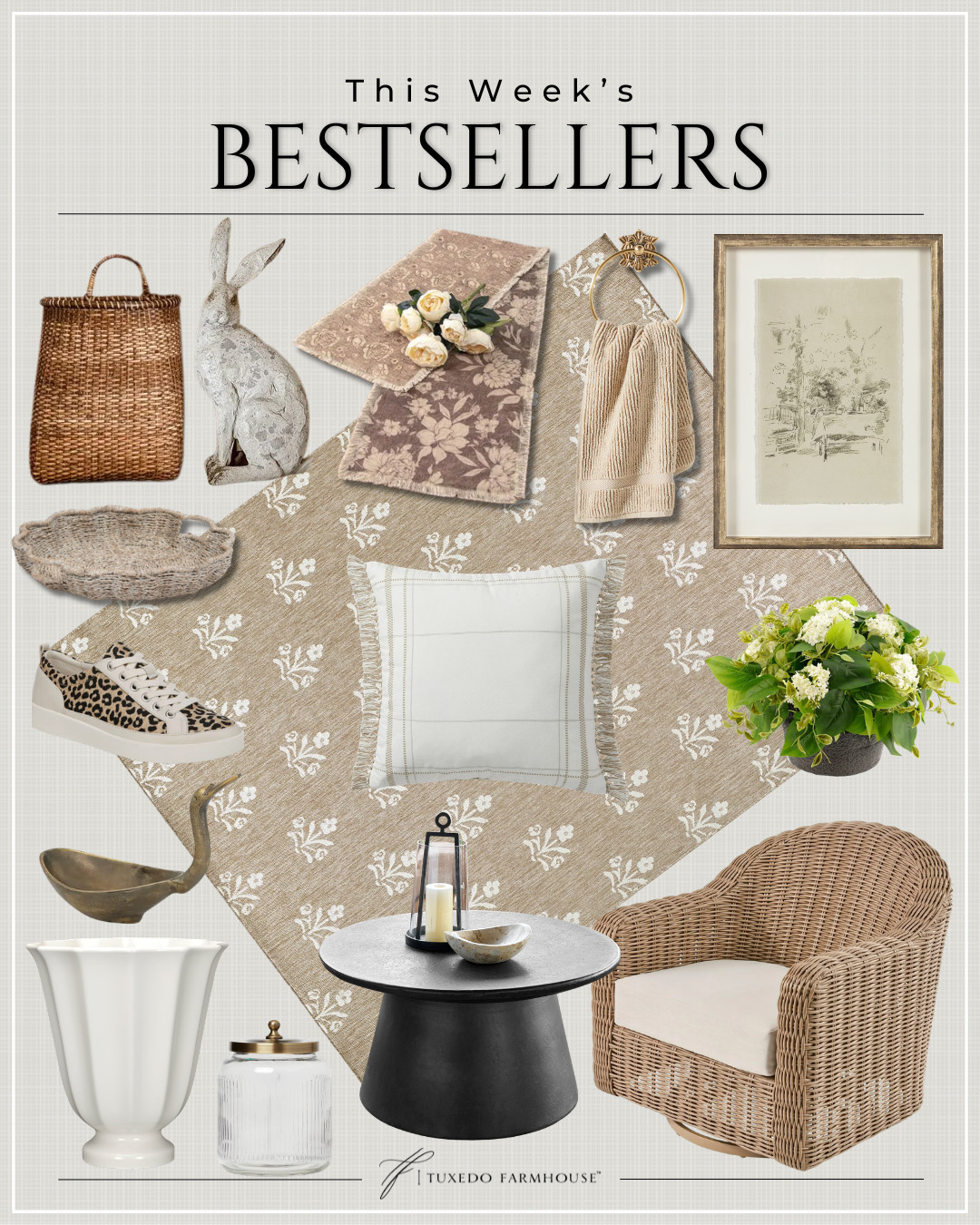This Week's Bestsellers

Which one was your favorite this week?

Seasonal, home decor, accent chairs, rugs, wall art, frames, pillows, lamps, baskets, candles, books, coffee tables, ottomans, trays, bowls, consoles, accent tables
 

 #LTKSeasonal #LTKHome #LTKSaleAlert