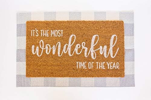 Layered Outdoor Winter Mat Set - Coconut Coir (17-inch x 30-inch) and Woven Doormat (24-inch x 35... | Amazon (US)