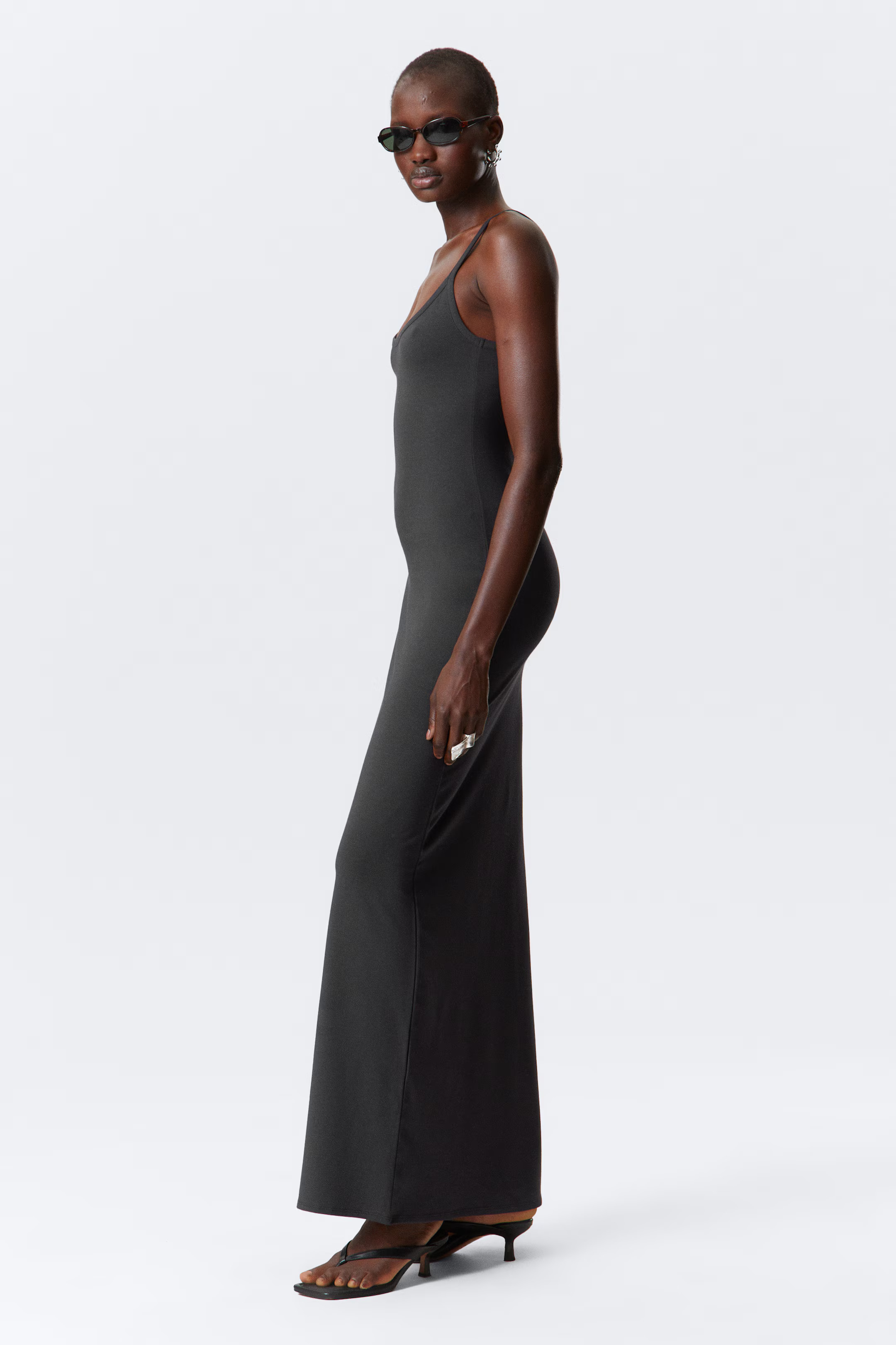 Robe maxi à bretelles lisses | H&M (FR, IT, ES, PT, BE)