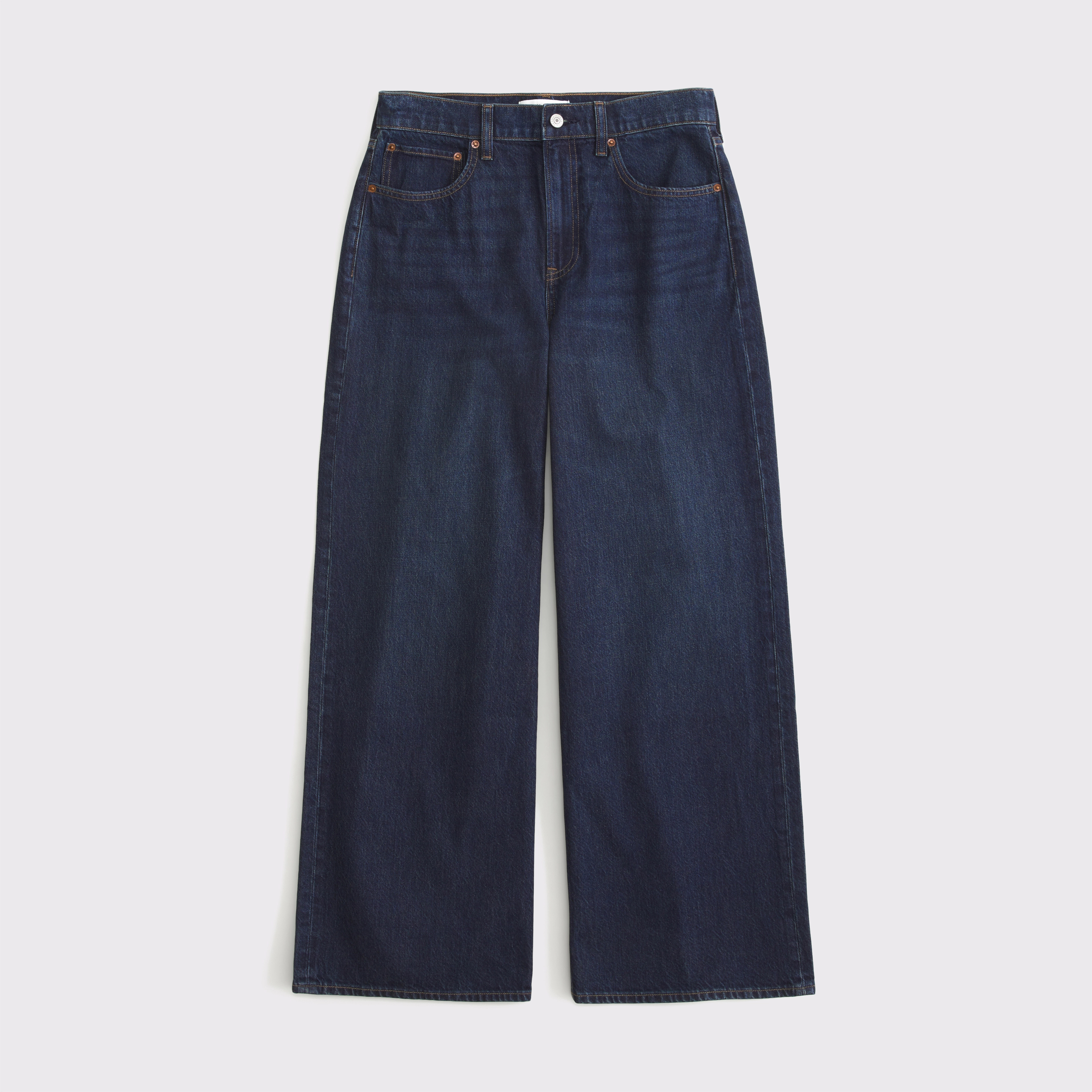 High Rise Wide Leg Jean | Abercrombie & Fitch (US)