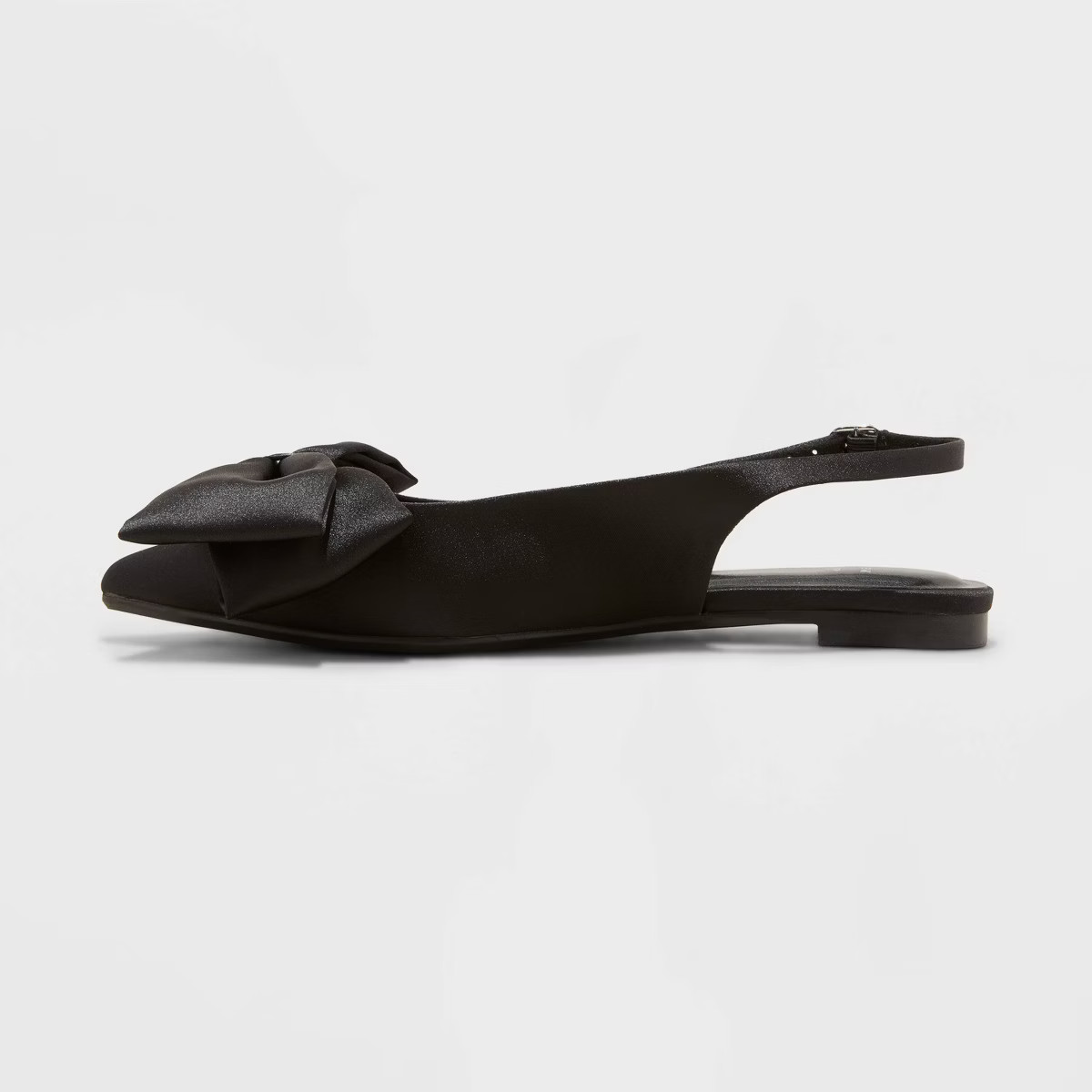 Women's Shelby Slingback Ballet Flats with Memory Foam Insole - A New Day™ Black | Target
