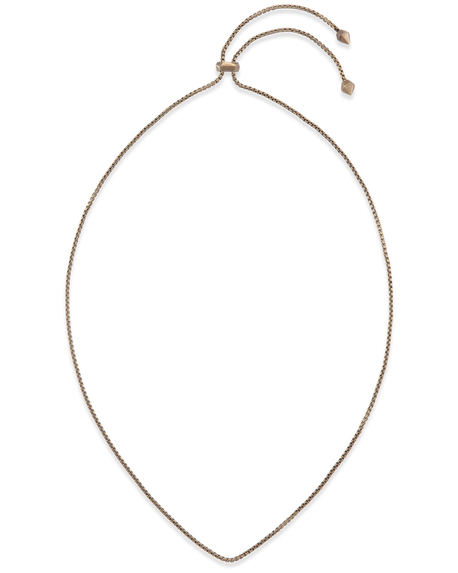 Adjustable Chain Necklace in Vintage Gold | Kendra Scott