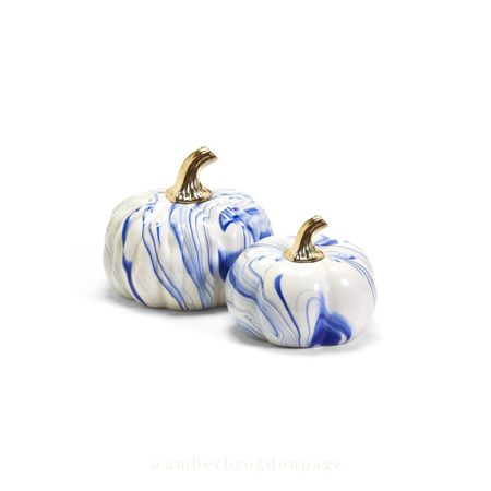 Blue and White Marbled Pumpkins 

#grandmillennial #fall #fallhome #falldecor #blueandwhite #pumpkins #palmbeachcollective

#LTKHalloween #LTKhome #LTKSeasonal