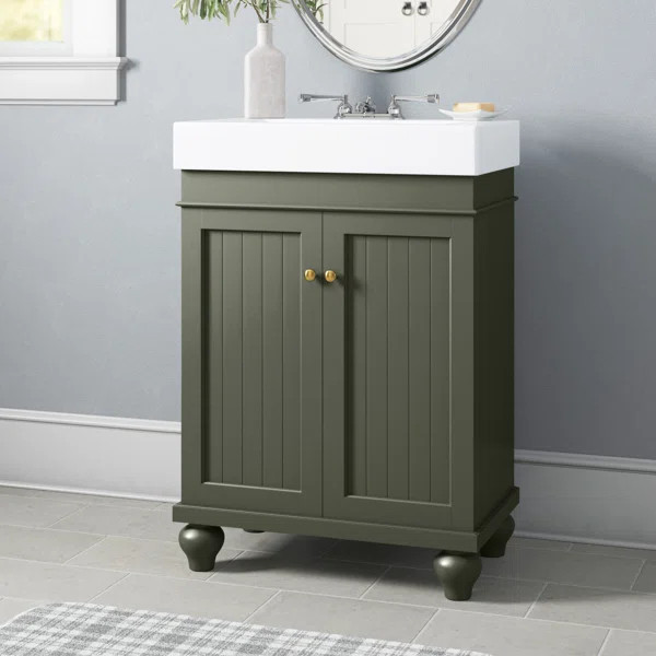 Dacion 24'' Single Bathroom Vanity with Ceramic Top | Wayfair North America