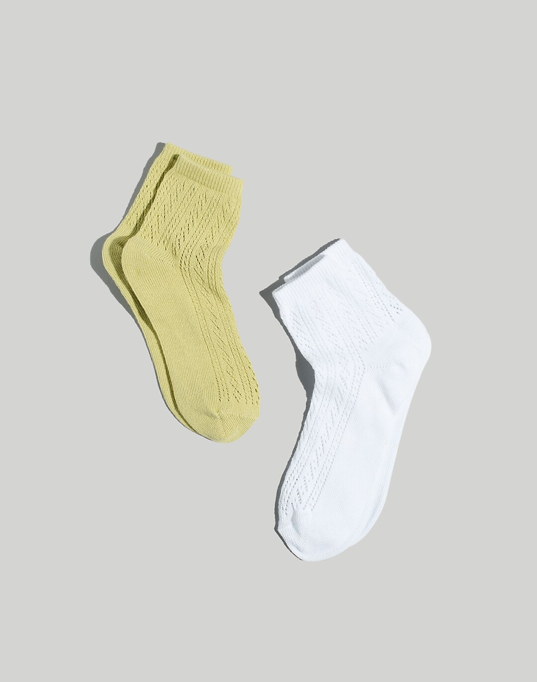 Two-Pack Pointelle Ankle Socks | Madewell
