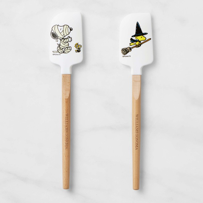 PEANUTS™ Halloween Mini FSC® Wood Spatulas, Set of 2 | Williams-Sonoma