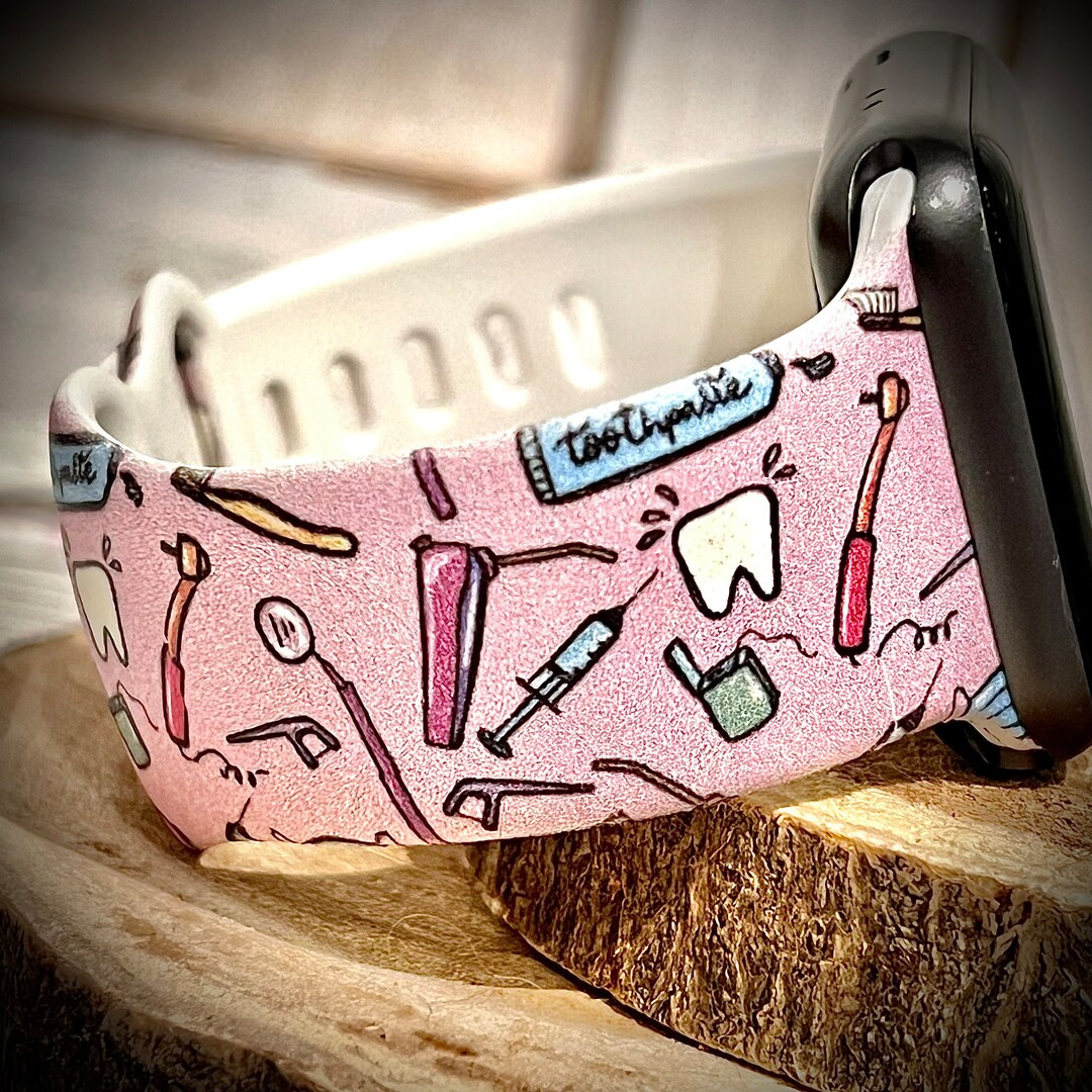 Dentist watch band dental assistant Watch band teeth Watch band medical watch band silicone watch... | Etsy (US)