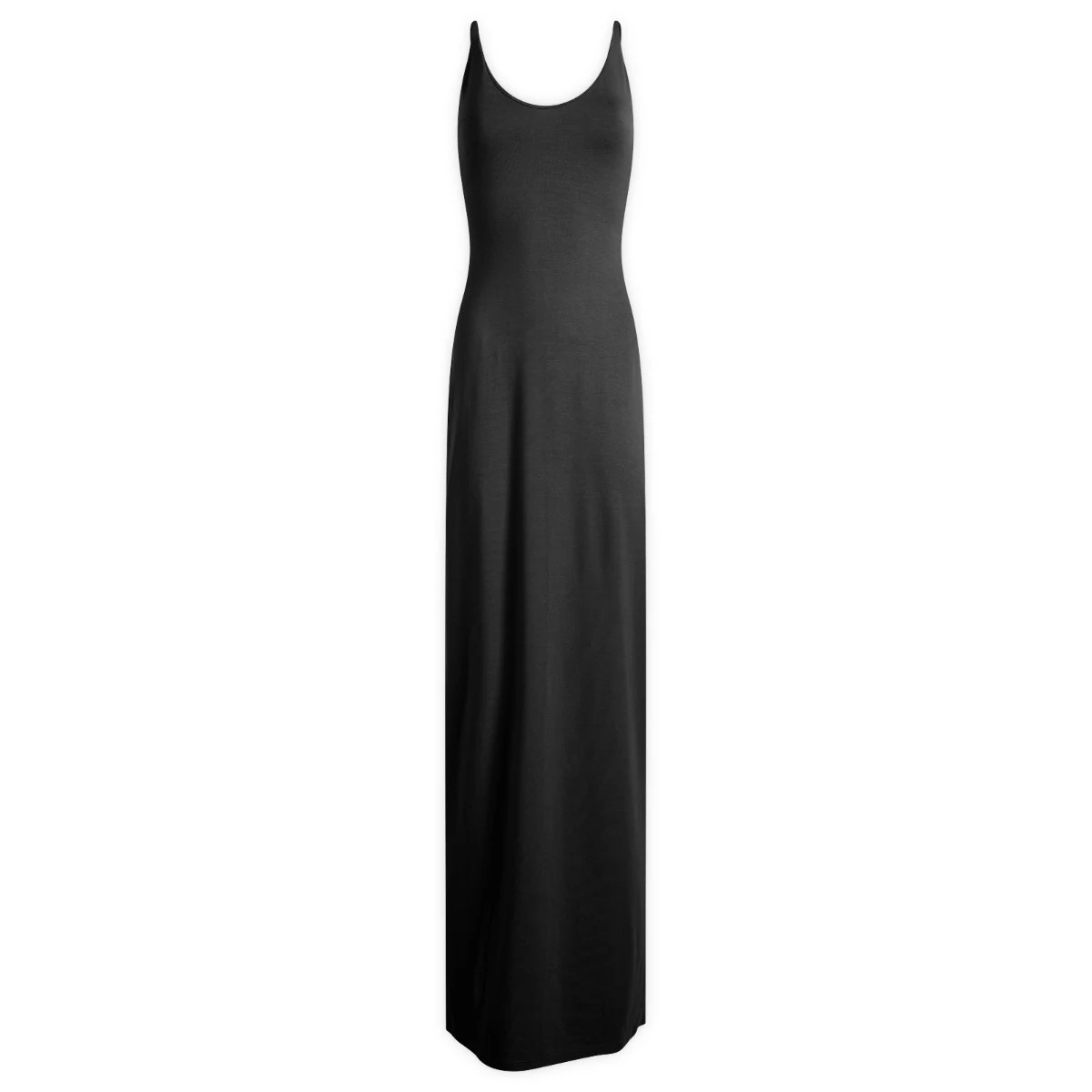 SKIMS Women's Smooth Lounge Skimpy Scoop Neck Dress in Obsidian, Size X-Small | END. Clothing
