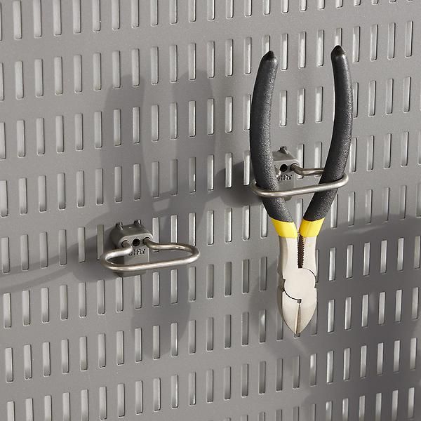 Garage+ by Elfa Pegboard Oval Hooks Pkg/2 | The Container Store