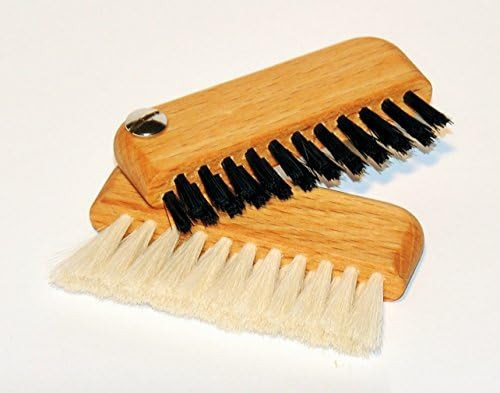 Mini Laptop Brush Goat Hair/Natural Pig Bristles with Oiled Beechwood Handle, 3-Inches, Germany | Amazon (US)