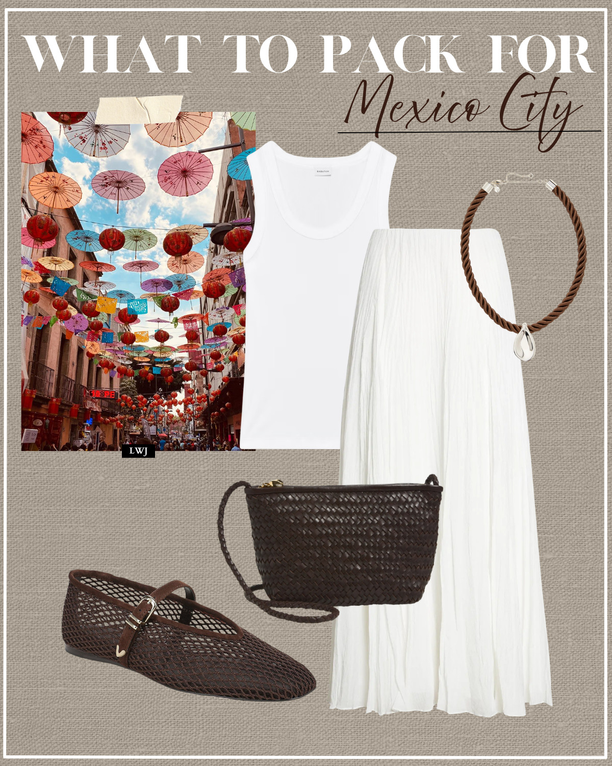 what to pack for summer in mexico city in a carry-on summer outfits / travel outfits / mexico city / city chic / relaxed style / jeans / aritzia linen lodge pants / maxi white skirt / blue barrel jeans / gola viper sneakers / mesh flats / aviator sunglasses / statement necklaces / madewell crossbody / nordstrom

#LTKootd #LTKTravel