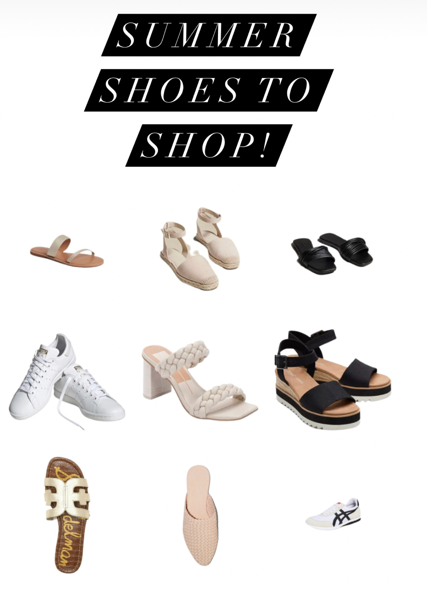 Summer shoes! 

#LTKshoecrush #LTKsalealert #LTKSeasonal