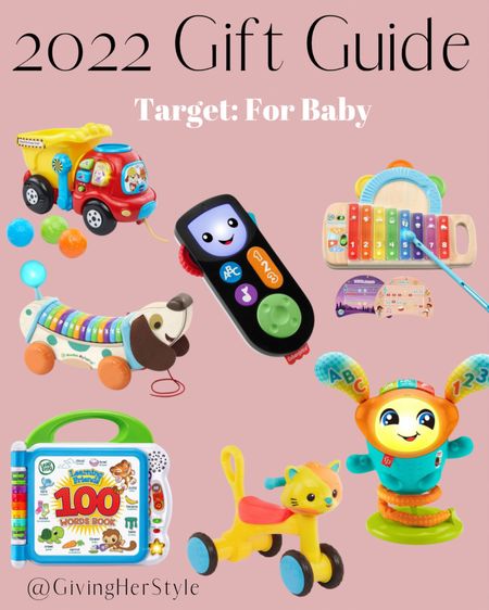 2022 Gift Guide: From Target, for baby! 
Target, target gifts, target baby, target kids, target toys, baby toys, Christmas, target Christmas, target holiday, wood toys, wooden toys, toys for baby, gifts for baby, best of target, top selling toys, popular kids toys, best sellers, sale, sale alert, daily deals, cyber Monday, Black Friday, gift guide, Christmas 2022, holiday inspo, gift inspo, gift ideas, Christmas ideas
#target #baby #giftguide #toys #kids #babytoys #gifts #christmas #holiday 
#LTKkids #LTKCyberweek #LTKunder100 #LTKunder50

#LTKGiftGuide #LTKHoliday #LTKbaby