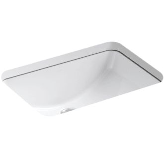 Kohler K-2214-0 White Ladena 20-7/8" x 14-3/8" x 8-1/8" Undermount Bathroom Sink with Overflow | Build.com, Inc.