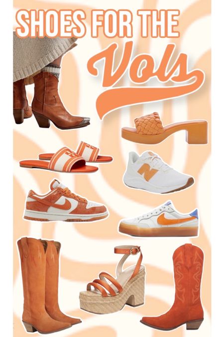 Orange shoes for game day!! So many fun styles for teams repping orange!

#LTKshoecrush #LTKfindsunder50 #LTKSeasonal