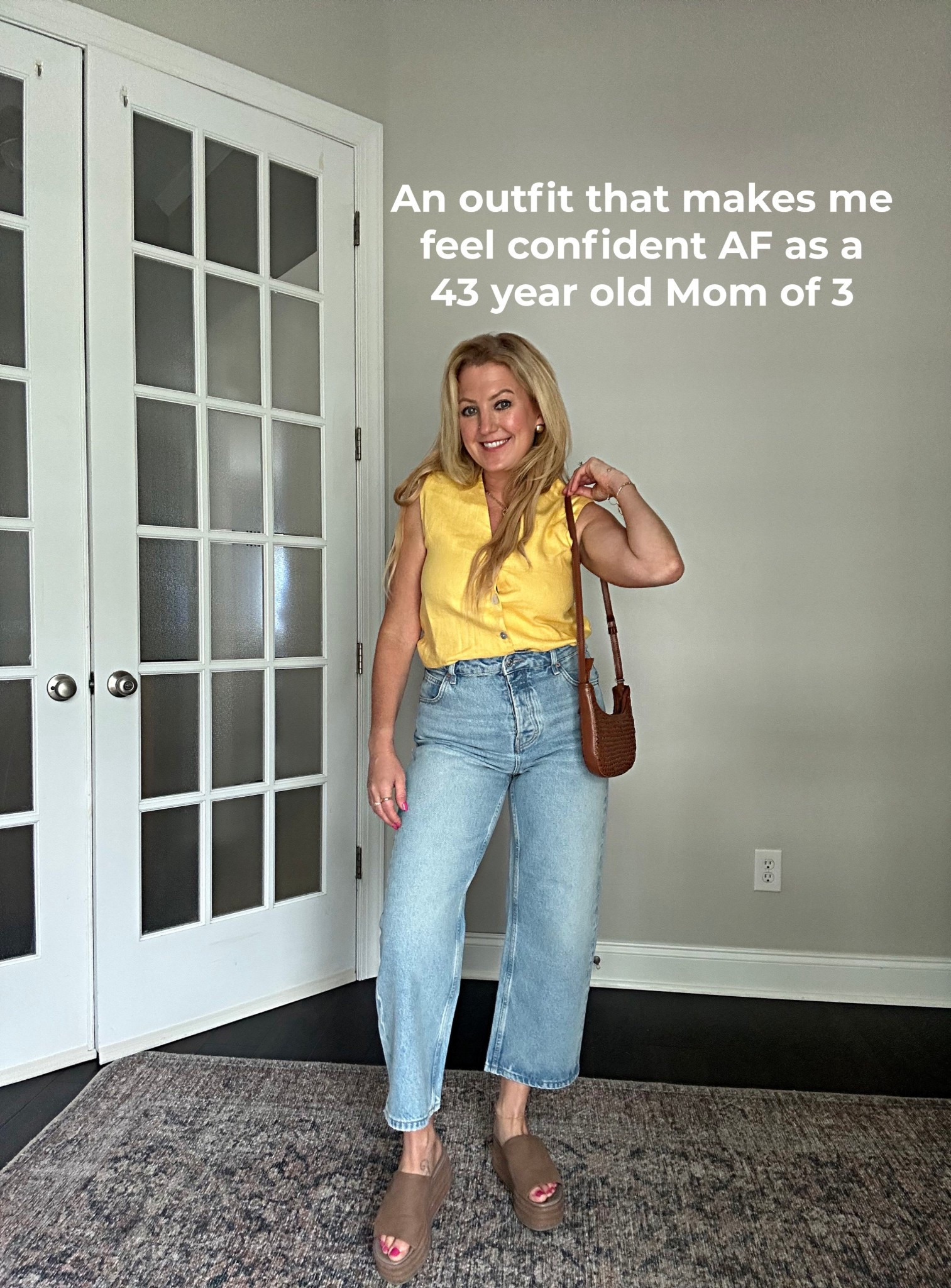High-waisted flares ✔️
Chic vest ✔️
Wedges that make me 5’10” ✔️
Confidence level: sky high 🚀

#LTKmom #LTKfashion #LTKSaleAlert #MomStyle #ChicMomStyle #Over40Style #FierceAt40 #StyleOver40 #OOTDInspo #EverydayChic #WhatIWore #EffortlessStyle #ConfidenceIsTheBestAccessory


#LTKU #LTKOver40 #LTKFindsUnder100