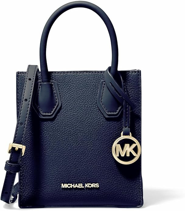 Michael Kors Mercer Extra-Small Pebbled Leather Crossbody Bag | Amazon (US)